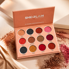 باليت ظلال عيون SHEGLAM 12 لون – ألوان فخمة بثبات طويل ولمسة احترافية Cas320526-42