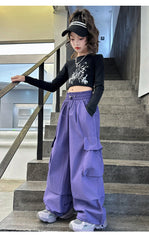 RM150424-11 طقم بناتي كاجول قطعتين( بلوزة + بنطلون )