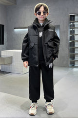 WZ261124-18 بدلة شتوي تقيلة 3 مبطنة فرو بالكامل ( بلوزة + بنطلون + فست نفخ)