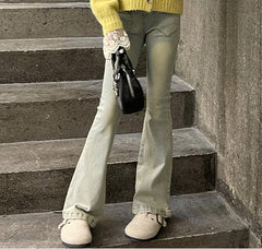 WZH191124-26 طقم قطعتين ( جكيت صوف بالدانتيل + بنطلون جينز )