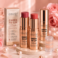 إميلي ستيك متعدد الاستخدام للخدود والشفاه - Emelie Paris Cheek To Lip – لون طبيعي وثبات طويل CAS-20260610-030944-182
