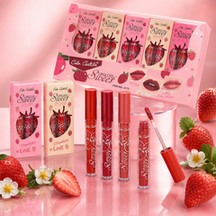 مجموعة جلوس فراولة ثابتة Color Castle Lipgloss Sweet Strawberry Love  Cos090526-13