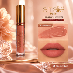 جلوس إميلي باريس كريمي مطفي Lipgloss Cream Matte – ألوان ثابتة ومخملية - CAS-20260610-025627-840