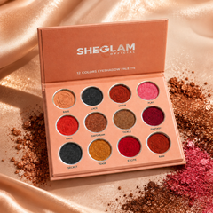 باليت ظلال عيون SHEGLAM 12 لون – ألوان فخمة بثبات طويل ولمسة احترافية Cas320526-42