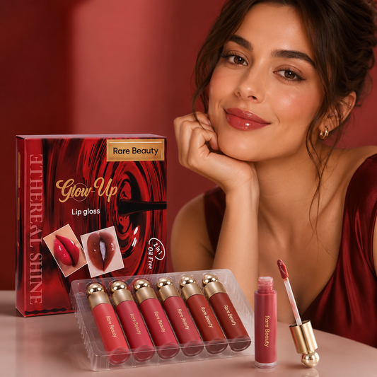 مجموعة ليب جلوس Rare Beauty Glow-Up – 6 درجات Cos120526-16