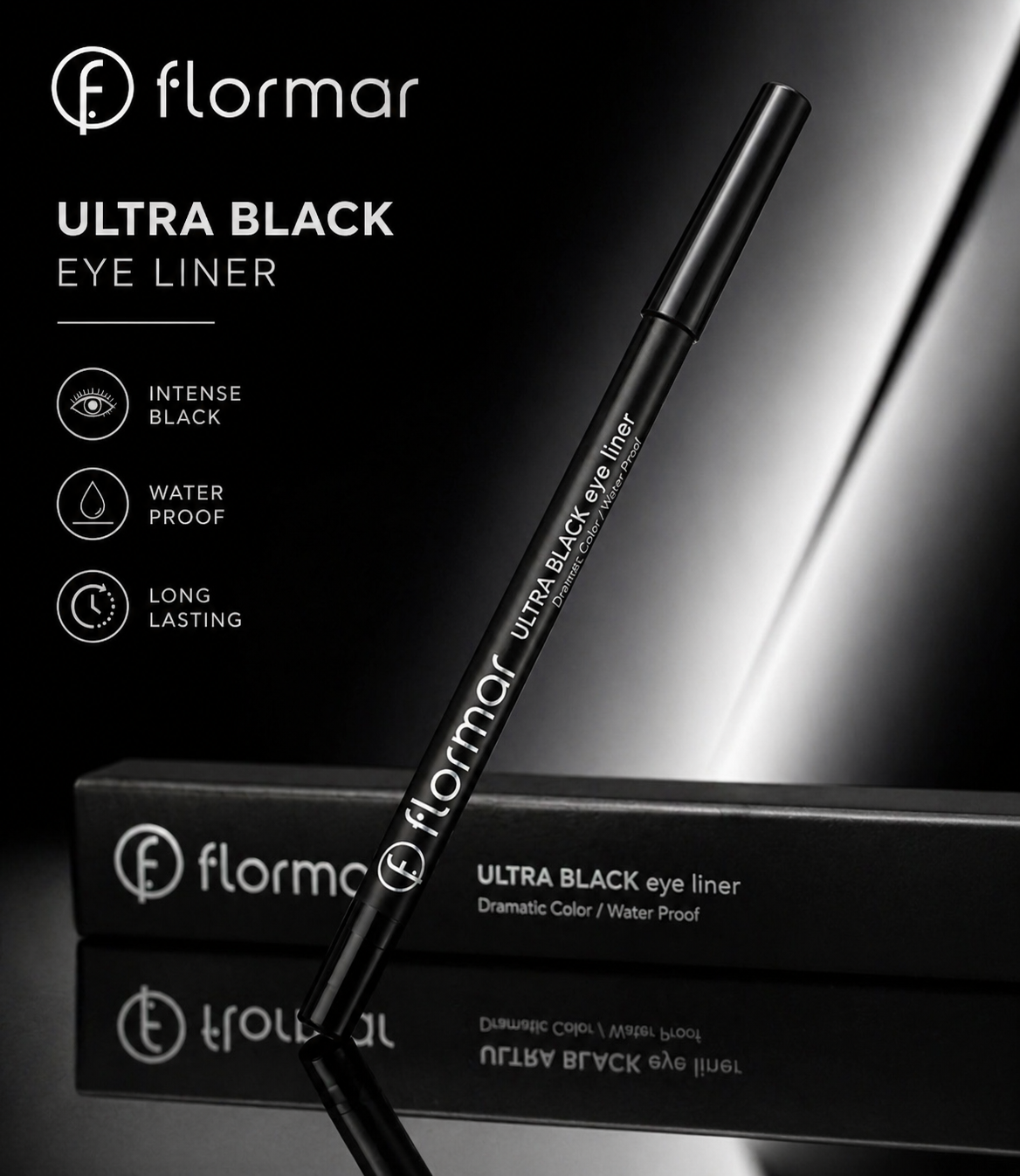 كحلة وآيلاينر فلورمار Ultra Black – لون أسود مكثف وثبات يدوم طويلاً Cos-010526-02